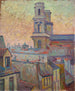 Iglesia de Saint-Sulpice en París - Armand Guillaumin — vista de la obra