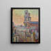 Iglesia de Saint-Sulpice en París - Armand Guillaumin — cuadro enmarcado en la pared