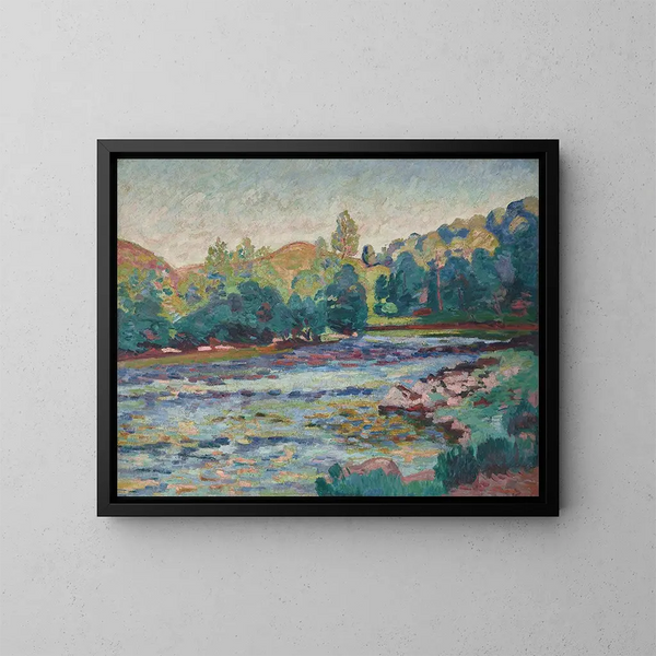 La Creuse - Armand Guillaumin — cuadro enmarcado en la pared