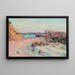 La Pierrière, Saint-Palais, marea creciente - Armand Guillaumin — cuadro enmarcado en la pared