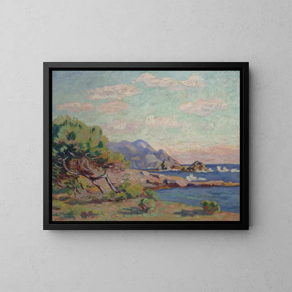 La Pointe du Lou Gaou - Armand Guillaumin — cuadro enmarcado en la pared