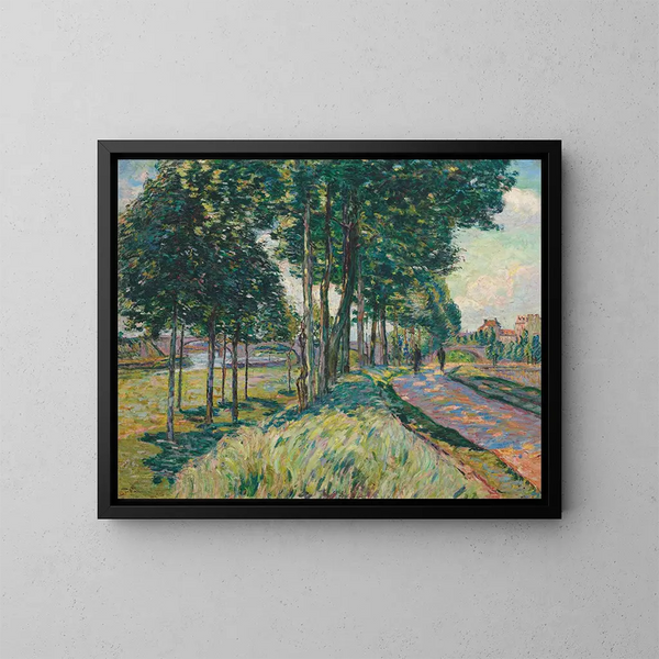 La Seine en Charenton - Armand Guillaumin — cuadro enmarcado en la pared