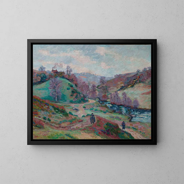 El Puente Charraud en La Creuse - Armand Guillaumin — cuadro enmarcado en la pared