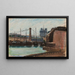 El Puente de Austerlitz - Armand Guillaumin — cuadro enmarcado en la pared
