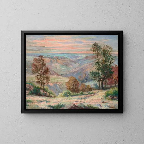 Le Puy Barriou à Creuse - Armand Guillaumin — cuadro enmarcado en la pared