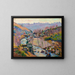 El desfiladero de la locura en Crozant - Armand Guillaumin — cuadro enmarcado en la pared