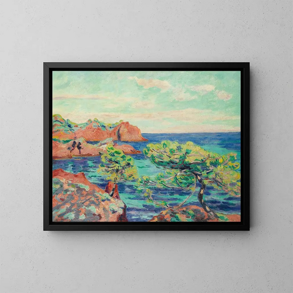 Le Trayas - Armand Guillaumin — cuadro enmarcado en la pared