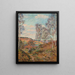 The Path to the Valley - Armand Guillaumin — framed artwork on a wall