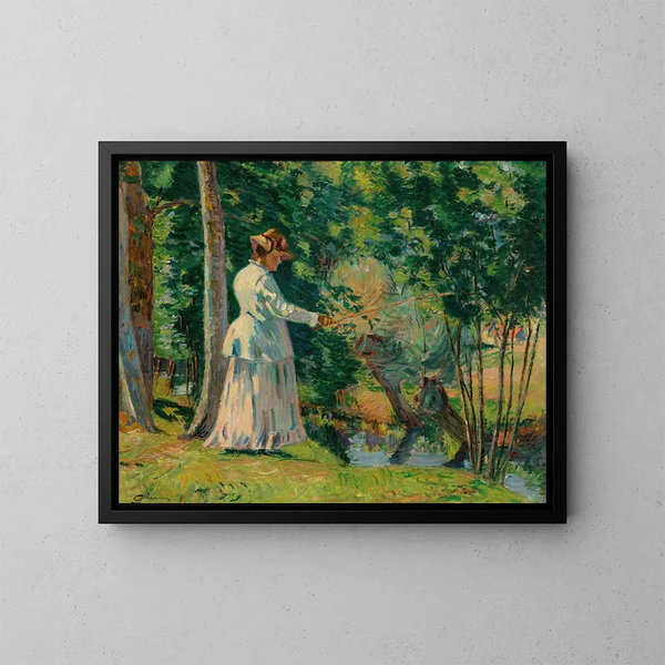 Madame Guillaumin - Armand Guillaumin — cuadro enmarcado en la pared