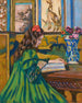 Madeleine Guillaumin leyendo - Armand Guillaumin — vista de la obra