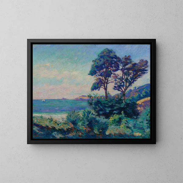 marino en Saint-Palais - Armand Guillaumin — cuadro enmarcado en la pared