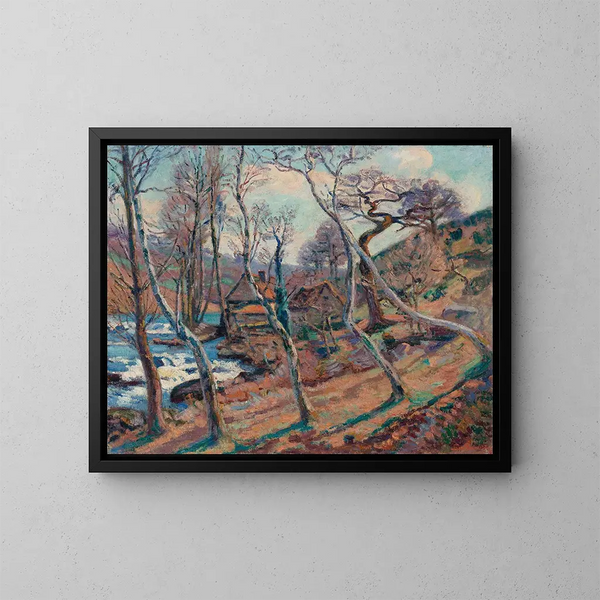 Moulin Bouchardon - Armand Guillaumin — cuadro enmarcado en la pared