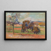 Paisaje boscoso - Armand Guillaumin — cuadro enmarcado en la pared