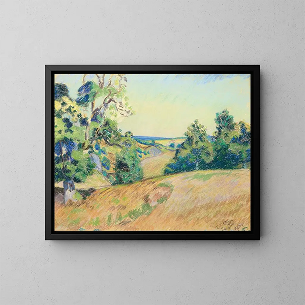 Paisaje de Crozant - Armand Guillaumin — cuadro enmarcado en la pared