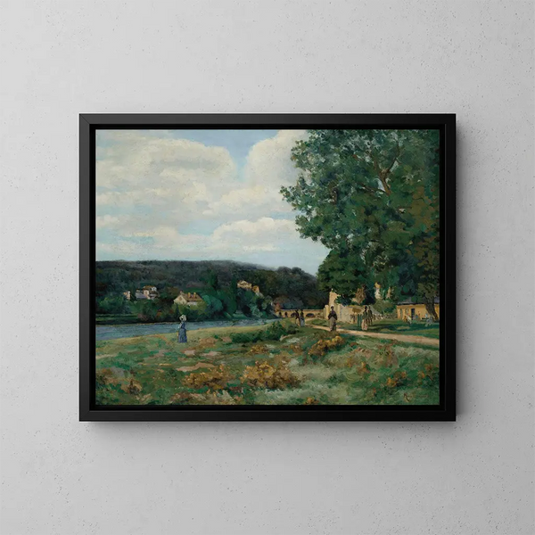 Paisaje de Île-de-France - Armand Guillaumin — cuadro enmarcado en la pared