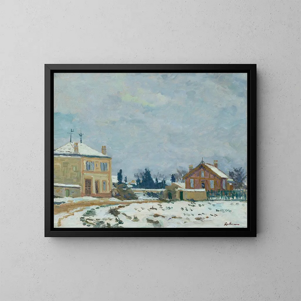 Paisaje en Île-de-France - Armand Guillaumin — cuadro enmarcado en la pared