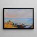 Borde del mar en Saint-Palais - Armand Guillaumin — cuadro enmarcado en la pared