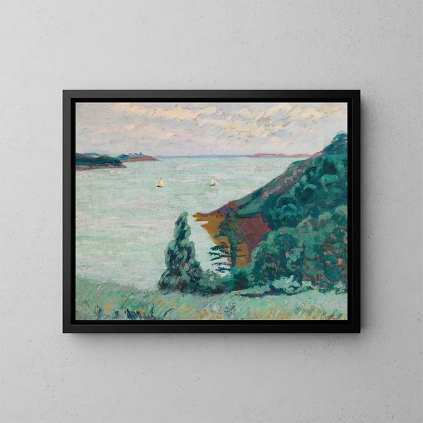 Saint-Servan - Armand Guillaumin — cuadro enmarcado en la pared