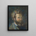 Autorretrato - Armand Guillaumin — cuadro enmarcado en la pared