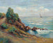Velero en Agay - Armand Guillaumin — vista de la obra