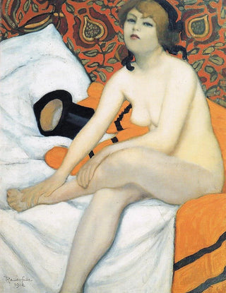 El bata amarillo - Armand Rassenfosse — vista de la obra