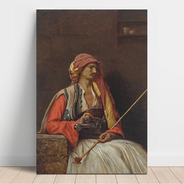 Reproduction of the painting Sitting Arnaut - Jean-Léon Gérôme