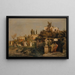 Taverne romana antigua - Arnold Böcklin — cuadro enmarcado en la pared