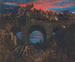Batalla sobre el puente - Arnold Böcklin — vista de la obra
