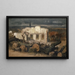 Casa destruida cerca de Kehl - Arnold Böcklin — cuadro enmarcado en la pared