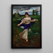 Flore dispersant des fleurs - Arnold Böcklin — framed artwork on a wall