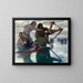 In the Sea - Arnold Böcklin — framed artwork on a wall