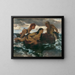 Idylle marine - Arnold Böcklin — cuadro enmarcado en la pared