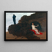 Ulysses and Calypso - Arnold Böcklin — framed artwork on a wall