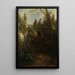 Pan dans le roseau - Arnold Böcklin — framed artwork on a wall