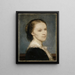 Portrait Painting of Anna Elisabeth Burckhardt-Brenner - Arnold Böcklin — framed artwork on a wall