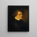 Retrato de Jakob Mühly - Arnold Böcklin — cuadro enmarcado en la pared