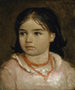 Portrait of Lucia, the artist's daughter - Arnold Böcklin — artwork view