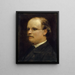 retrato del profesor Fritz Burckhardt-Brenner - Arnold Böcklin — cuadro enmarcado en la pared