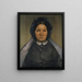 Portrait of Sibylla Müller-Kleyling - Arnold Böcklin — framed artwork on a wall