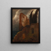 Ruin by the Sea - Arnold Böcklin — framed artwork on a wall