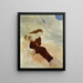 Sappho Calypso - Arnold Böcklin — framed artwork on a wall