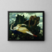 Diane endormie surveillée par deux faunes - Arnold Böcklin — framed artwork on a wall