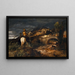 The March of the Goths - Arnold Böcklin — framed artwork on a wall