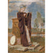Reproduction of the painting La Muse Thalie - Arnold Böcklin