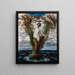 Venus Anadyomène - Arnold Böcklin — cuadro enmarcado en la pared