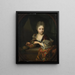 Christina Johanna Backer 1688-1737 - Arnold Boonen — framed artwork on a wall