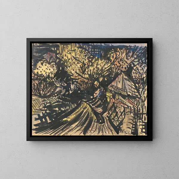 Paisaje - Arnold Peter Weisz-Kubínčan — cuadro enmarcado en la pared
