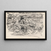 Family Poor - Arnold Peter Weisz-Kubínčan — framed artwork on a wall