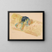 Sleeping Dog - Arnold Peter Weisz-Kubínčan — framed artwork on a wall