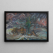 Peasants at Rest - Arnold Peter Weisz-Kubínčan — framed artwork on a wall